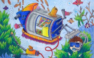 梦想科技绘画获奖 科技画参赛获奖作品素材