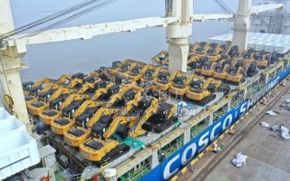 港机电科技 机电产品出口表现亮眼 这个港口平均每天有10艘货船发往欧美